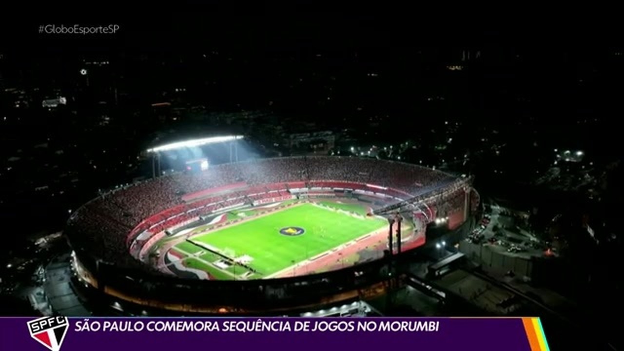 São Paulo comemora sequência de jogos no Morumbi
