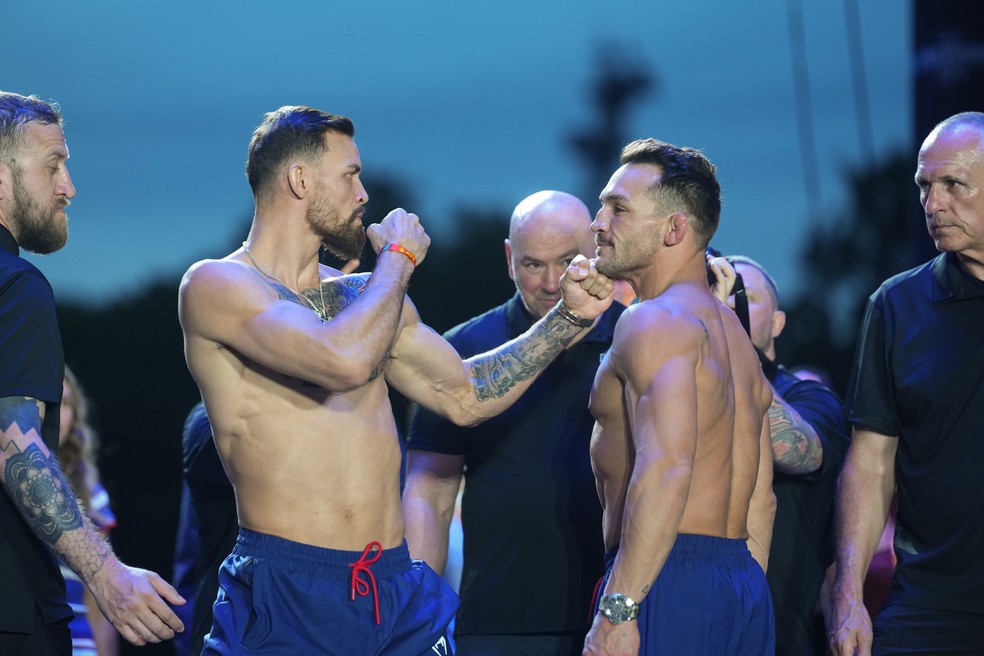 Maurício Ruffy e Michael Chandler — UFC Casa Branca