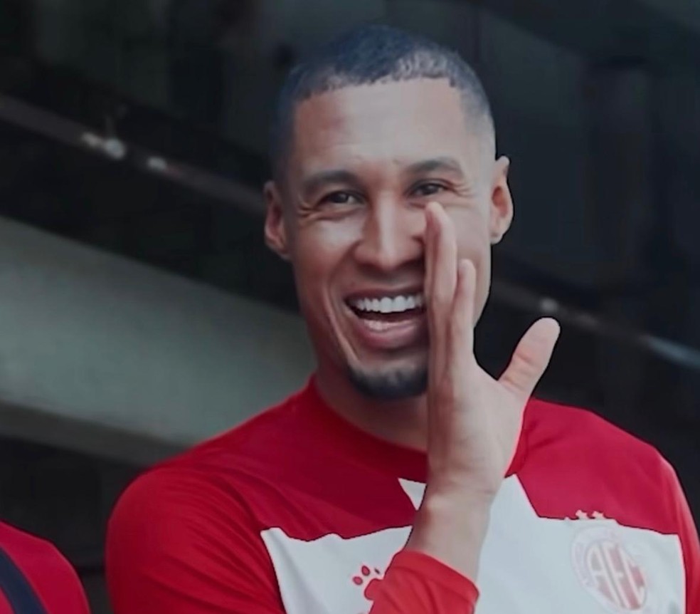 Salatiel pode ser utilizado pelo América-RN no jogo da volta — Foto: TV Mecão