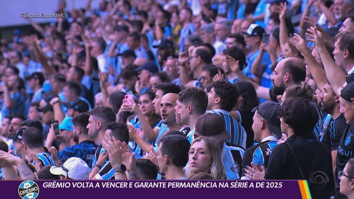 Grêmio busca permanência na Serie A nas últimas rodadas do Brasileirão.