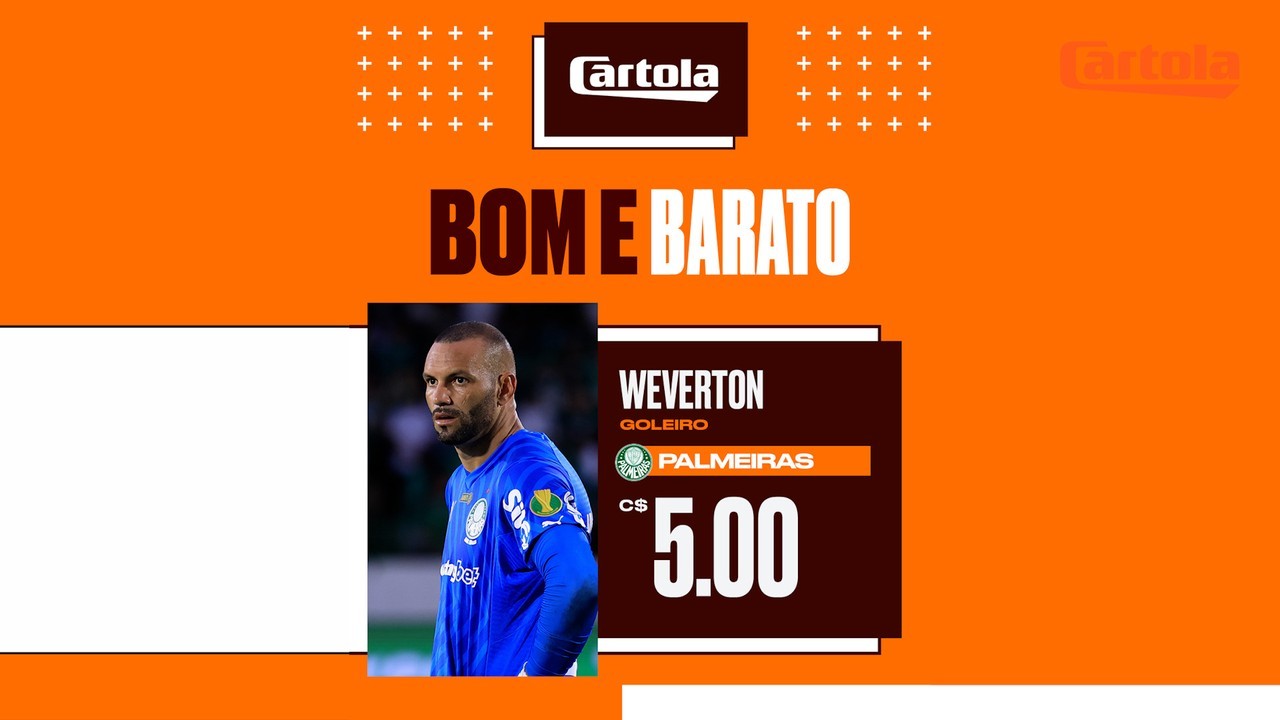 Weverton é Eleito Goleiro Bom e Barato em Cartola 2025: Confira Preços Atualizados!
