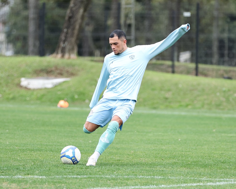 Crystopher defendeu o Paysandu antes de se transferir para o Leiria-POR — Foto: Jorge Luís Totti/Paysandu