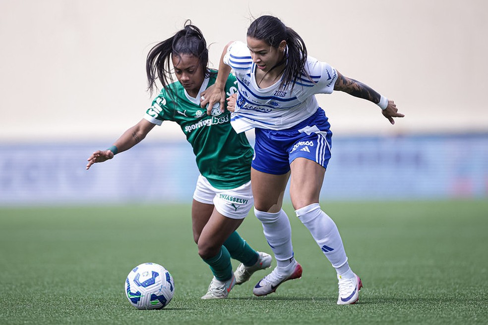 Palmeiras x Cruzeiro, Brasileirão Feminino — Foto: Cris Mattos/ Staff Images Woman/ CBF