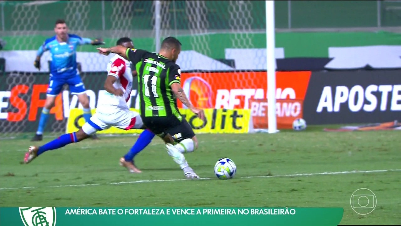 América-MG bate o Fortaleza e vence a primeira no Brasileirão