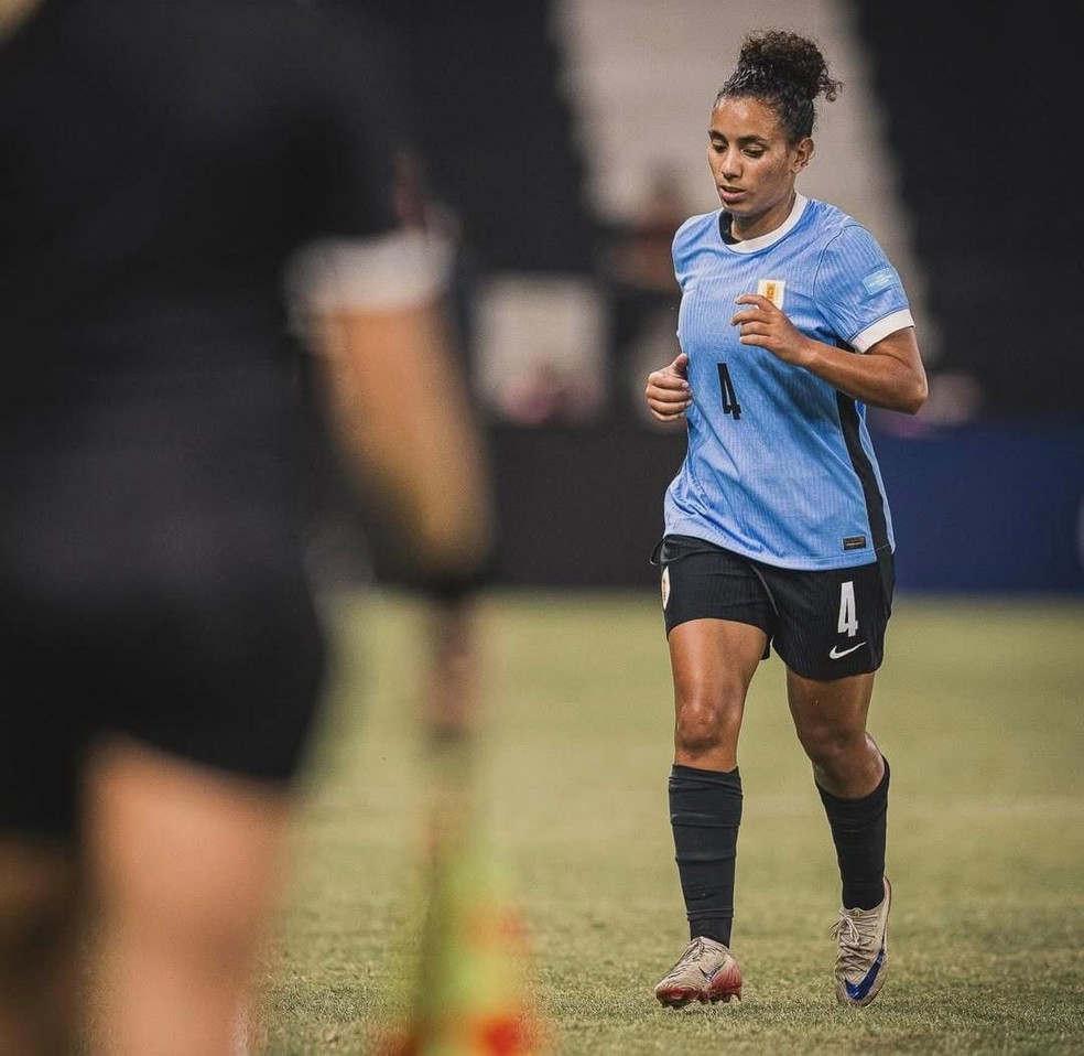 Carina Felipe, Cruzeiro — Foto: Joaquin Aineseder/Uruguai