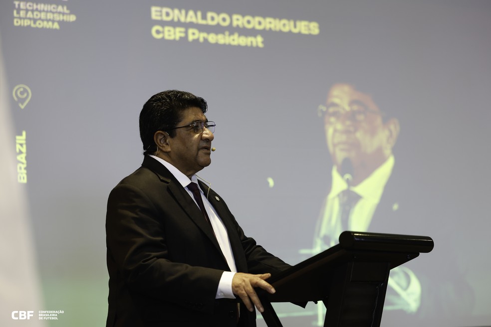 Ednaldo Rodrigues, presidente da CBF � Foto: Rafael Ribeiro/CBF