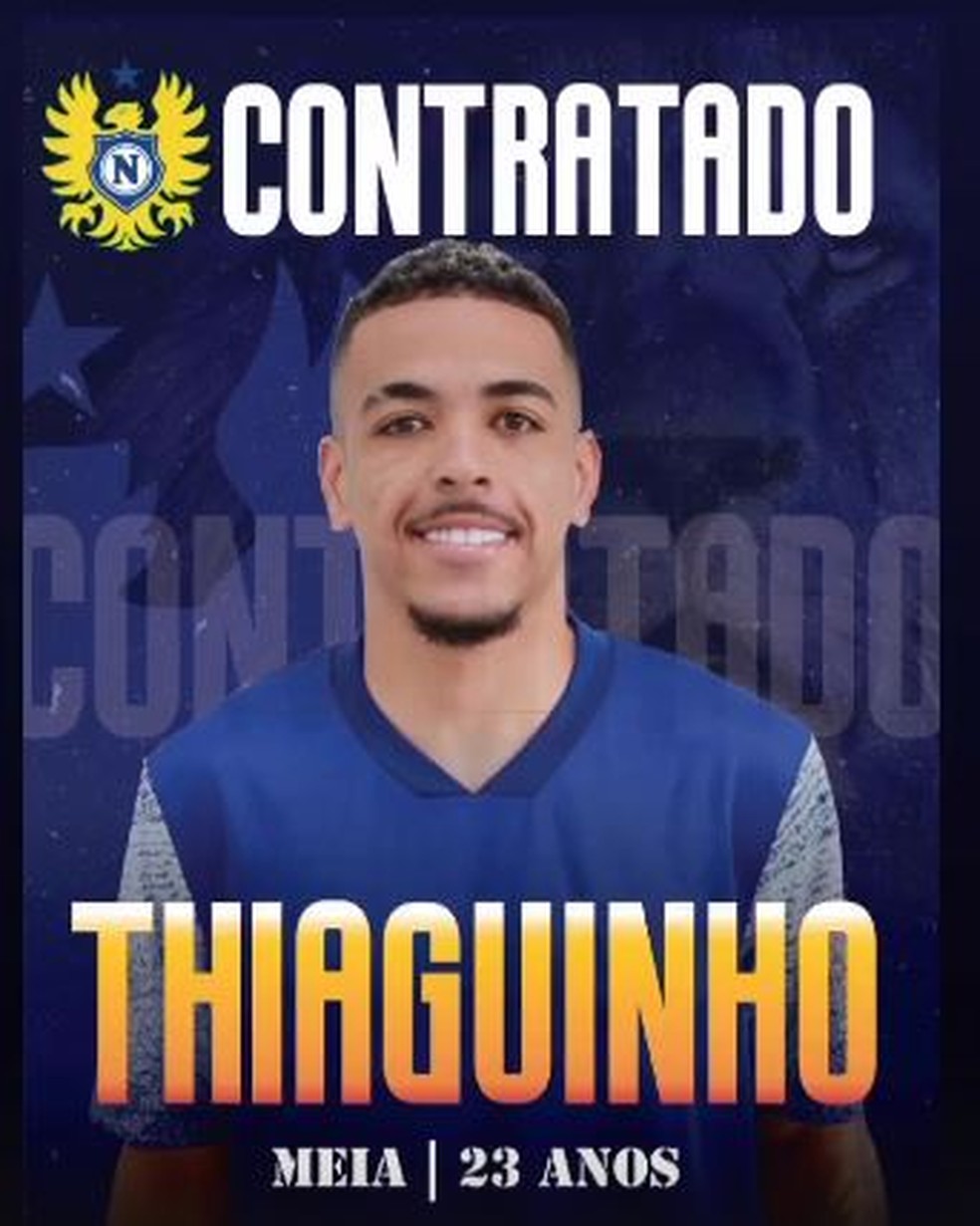 Thiaguinho atuar&aacute; no futebol amazonense pela segunda vez na carreira &mdash; Foto: Reprodu&ccedil;&atilde;o