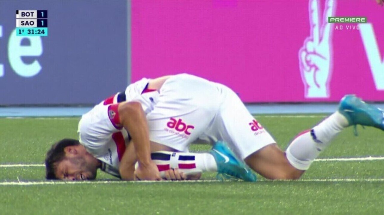 Calleri compartilha foto do processo de recuperação no São Paulo e atualiza status