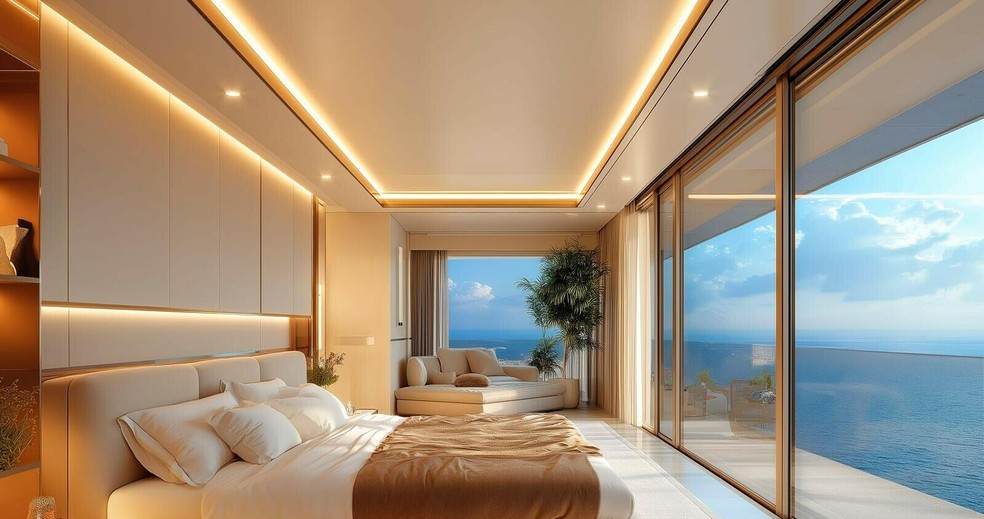 Apartamento em Monaco, onde dono do Shakhtar adquiriu imóvel mais caro do mundo — Foto: Reprodução