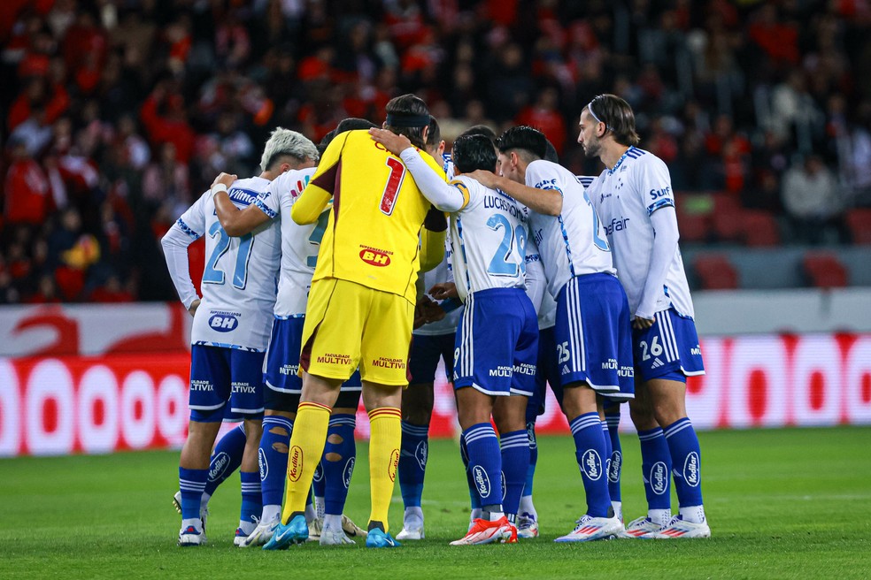 Time do Cruzeiro; jogadores - Foto: Maxi Franzoi/AGIF