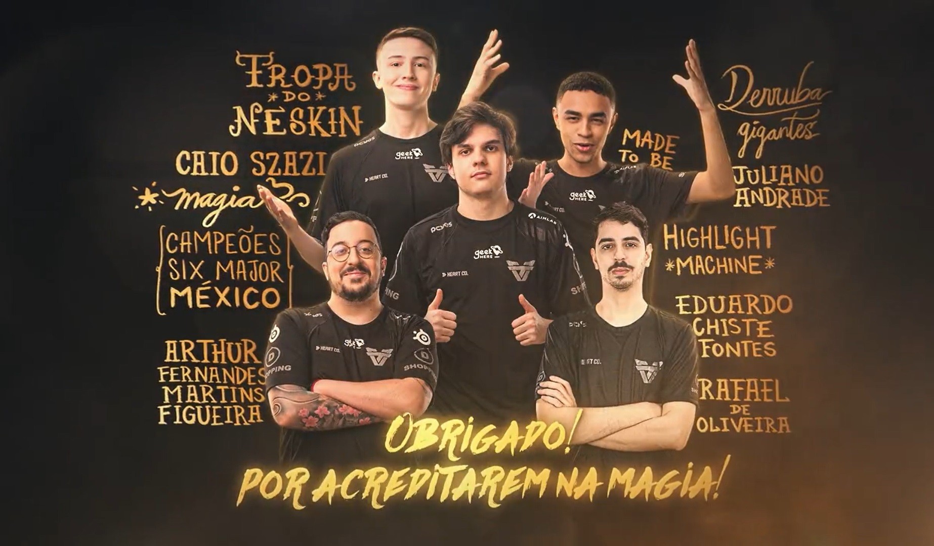 R6: Team oNe enxuga elenco de jogadores e equipe técnica | rainbow 6 | ge