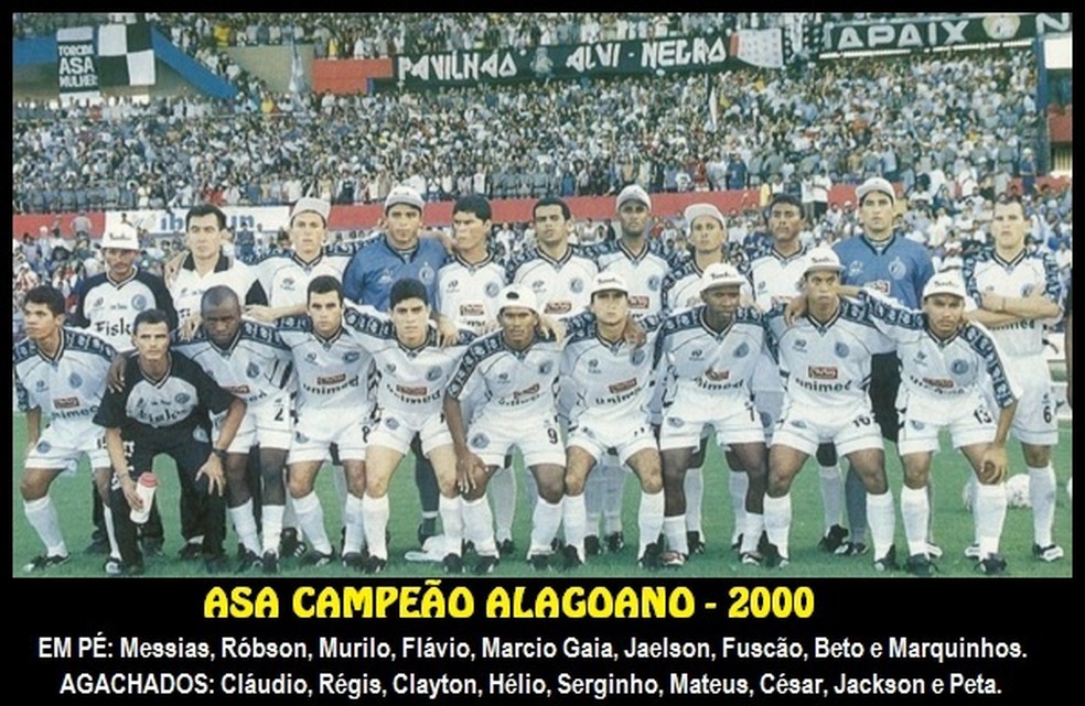 ASA campeão alagoano de 2000 — Foto: Arquivo/ASA
