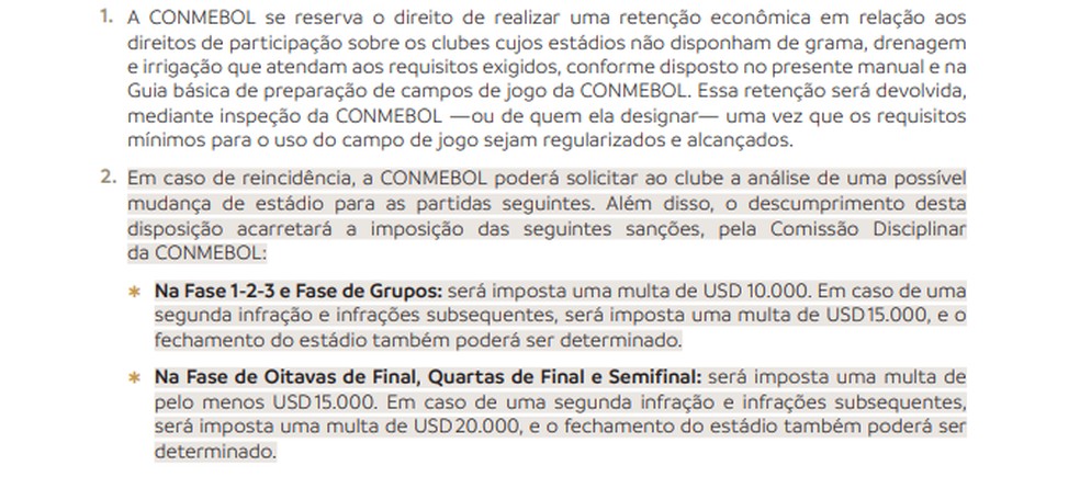 Punição que o Atlético pode sofrer