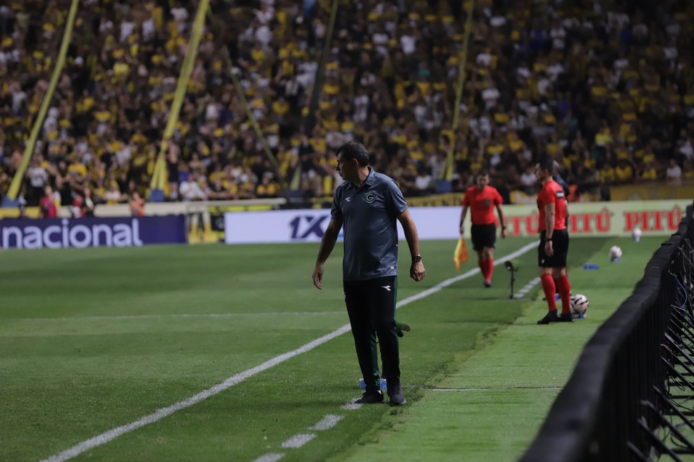 Fábio Carille no jogo contra o Criciúma — Foto: Celso da Luz 