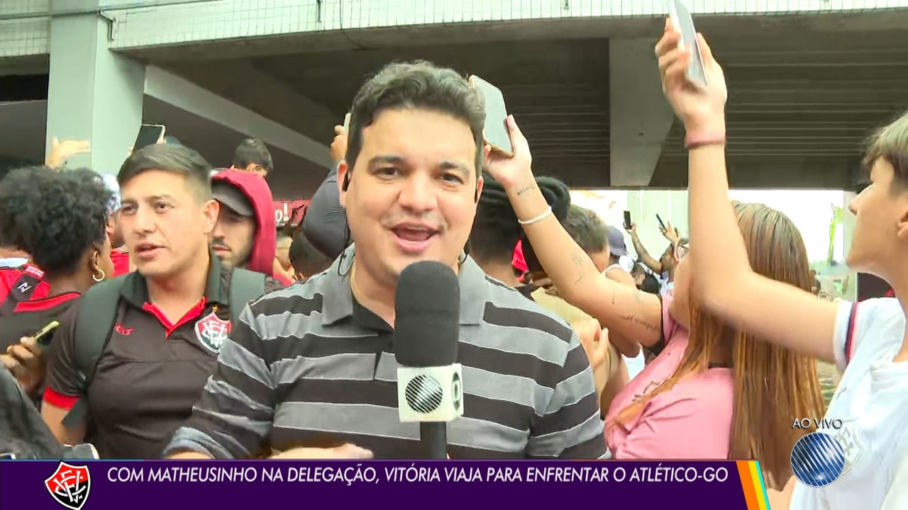 Com Matheusinho na delegação, Vitória viaja para enfrentar o Atlético-GO