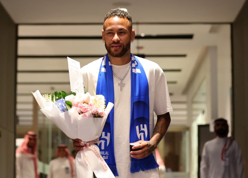 Neymar mania começa na Arábia Saudita após anúncio do Al-Hilal; veja fotos, futebol saudita
