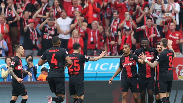 Boniface gol Bayer Leverkusen x Augsburg