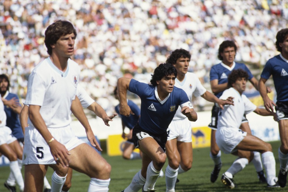 Maradona Argentina x Uruguai 1986