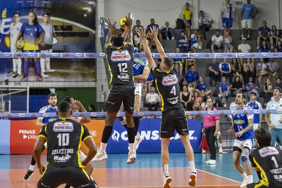 Praia Clube, Cruzeiro, Campeonato Mineiro Masculino, 2025 — Foto: Bruno Cunha/Praia Clube