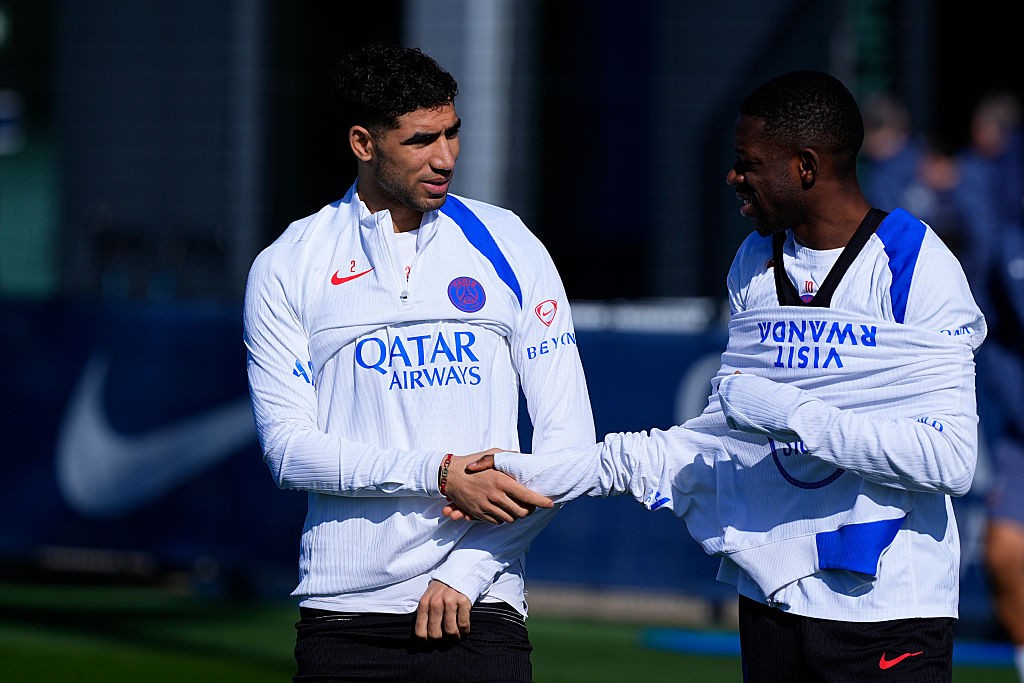 Dembélé e Hakimi voltam aos treinos e animam PSG às vésperas da final da Champions League