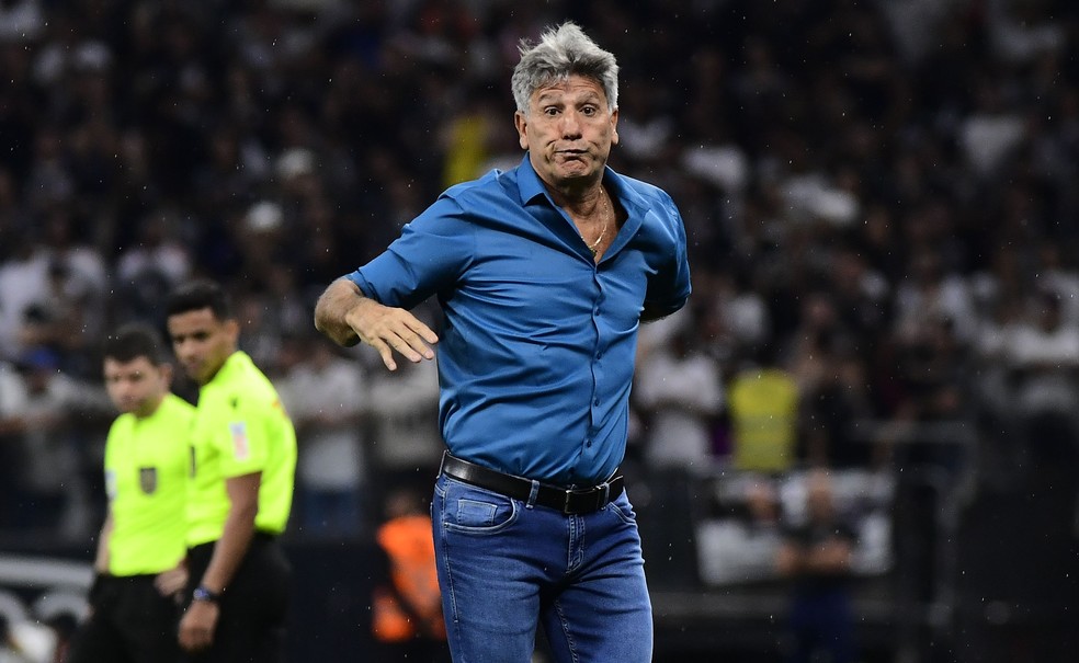 Renato Portaluppi, técnico do Grêmio — Foto: Marcos Ribolli