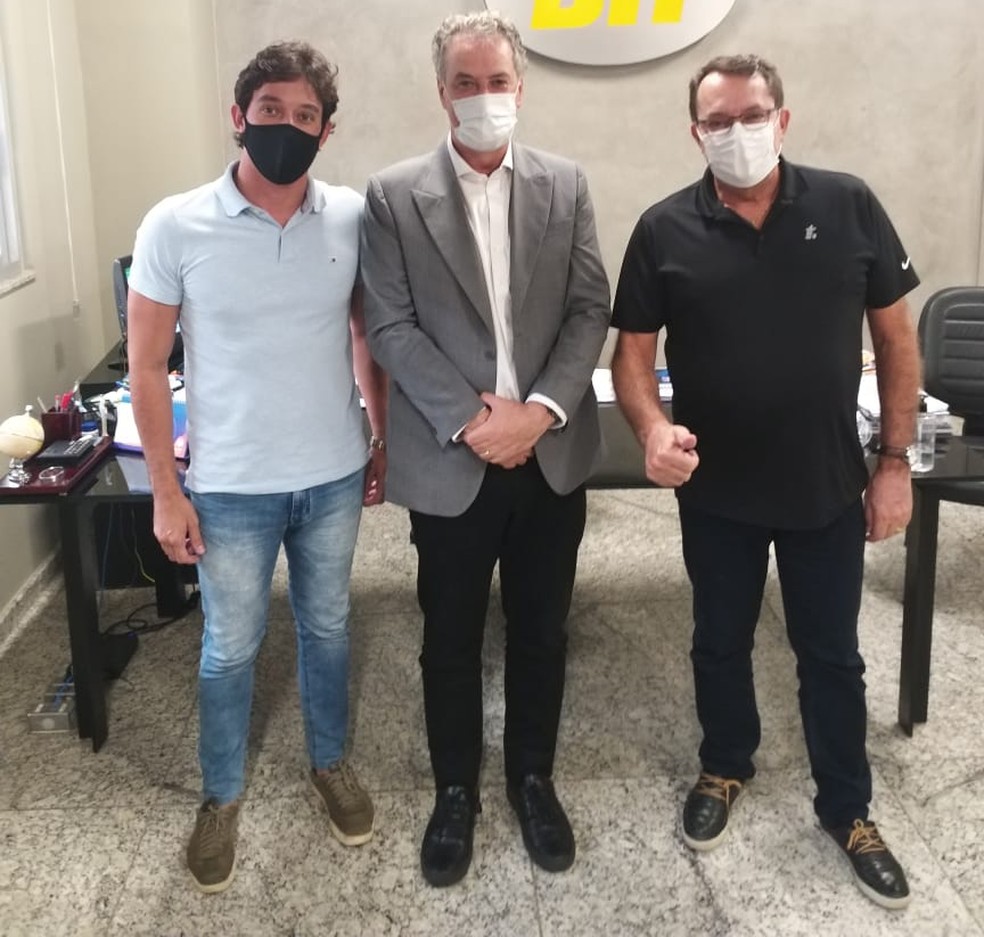 Bruno Lourenço, Sérgio Coelho e Pedro Lourenço — Foto: Divulgação/ Atlético-MG