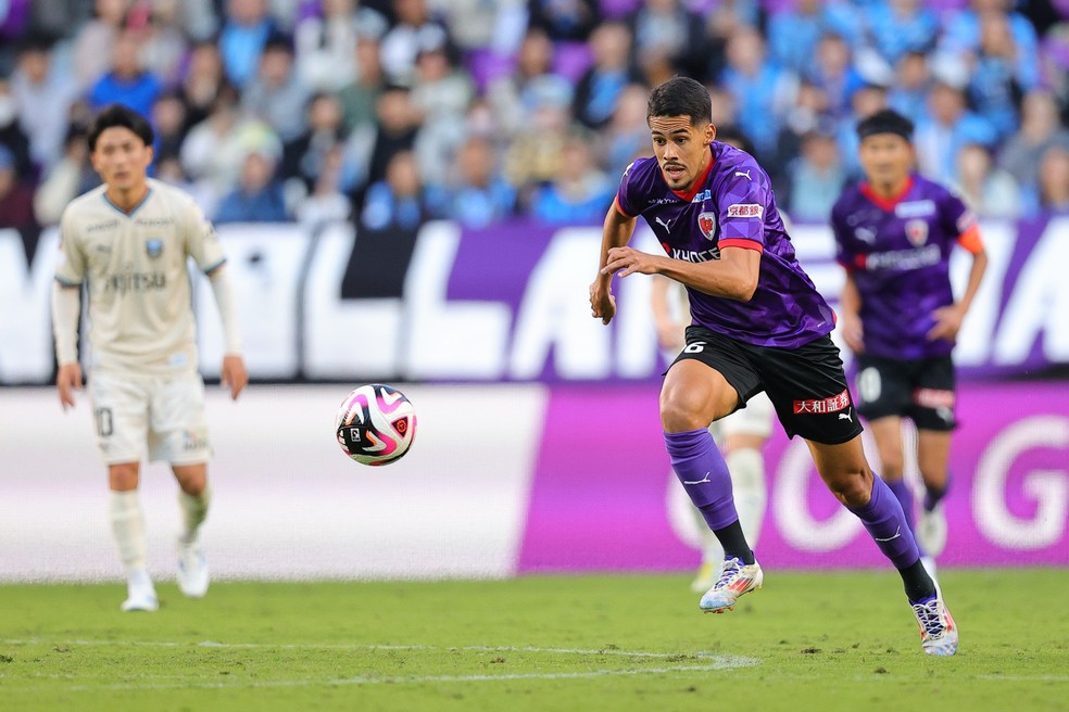 Lucas Oliveira no Kyoto Sanga — Foto: Divulgação/ Kyoto Sanga