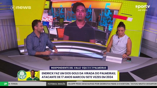 "É de tanta excelência que fica difícil explicar", diz Loffredo sobre base do Palmeiras - Programa: sportvnews 