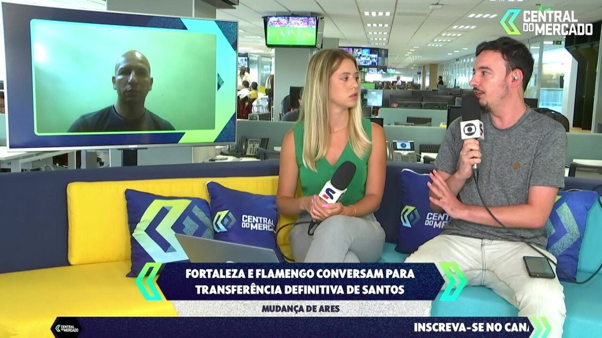 Fortaleza e Flamengo conversam para transferência definitiva de Santos