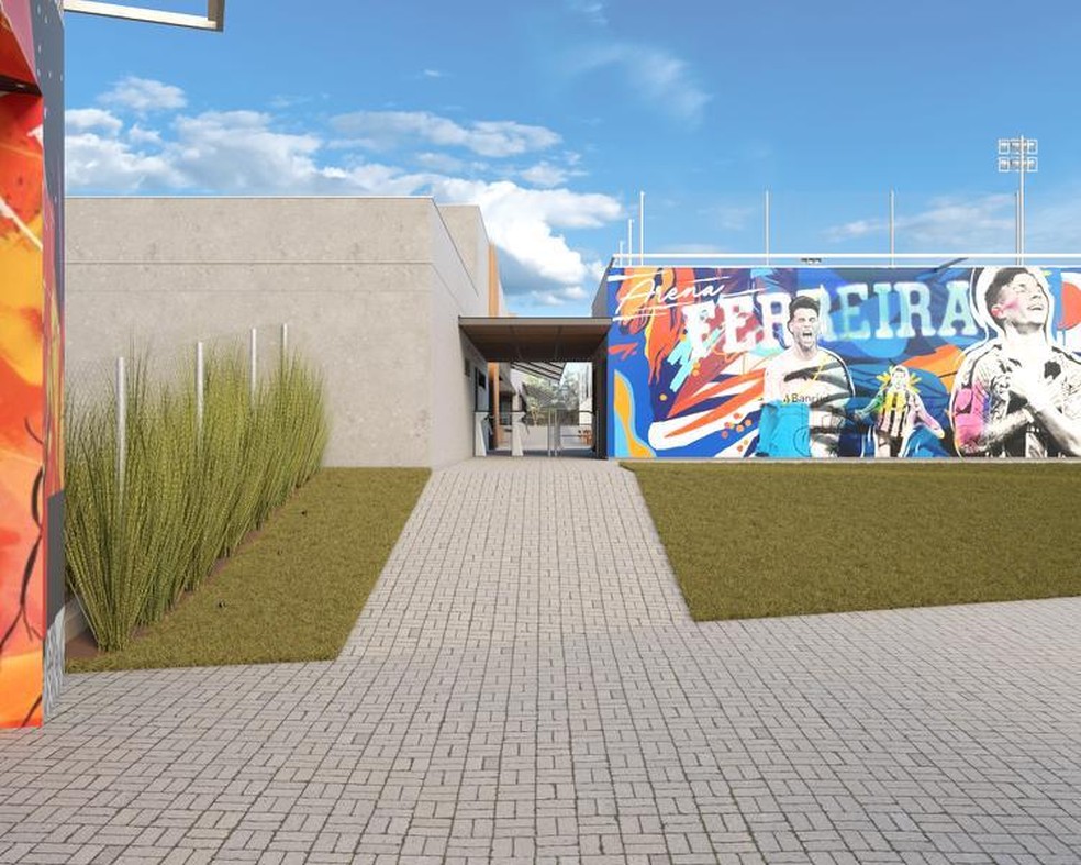 Arena Ferreira, complexo esportivo do atacante do Grêmio — Foto: Divulgação