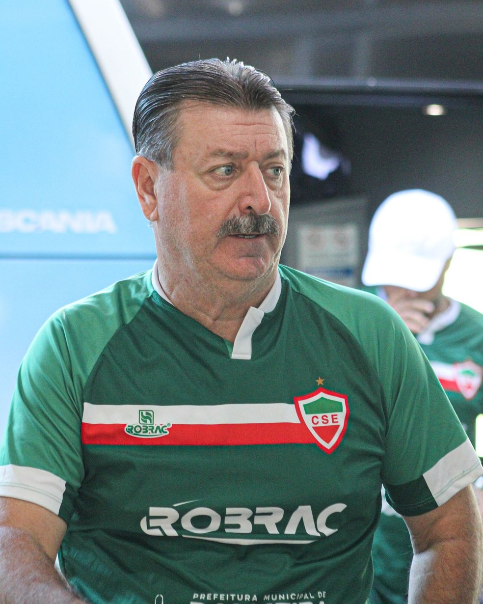 Leandro Campos, técnico do CSE — Foto: PMFotos
