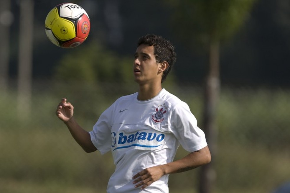 Marcelinho jogou no profissional do Corinthians em 2009 — Foto: Divulgação/Corinthians