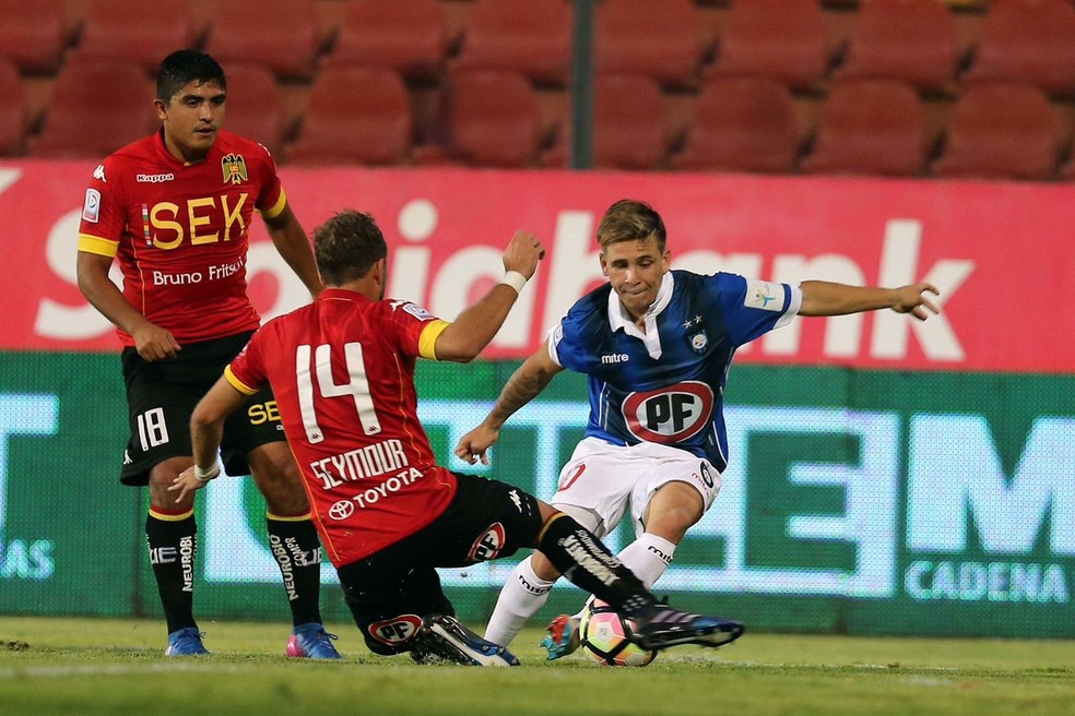 Soteldo em ação pelo Huachipato, em 2017 — Foto: Huachipato FC, Divulgação