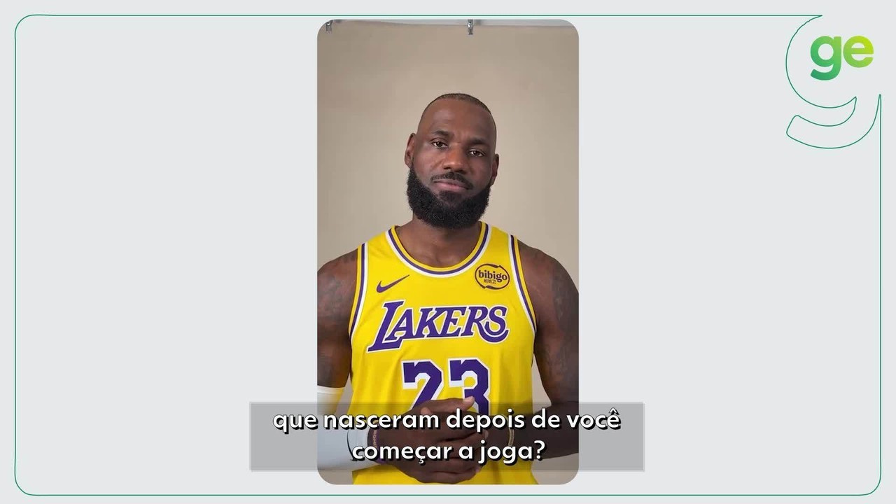 Enterrada de costas de LeBron viraliza e embala Lakers para abrir 2 a 0 nos playoffs | Ge