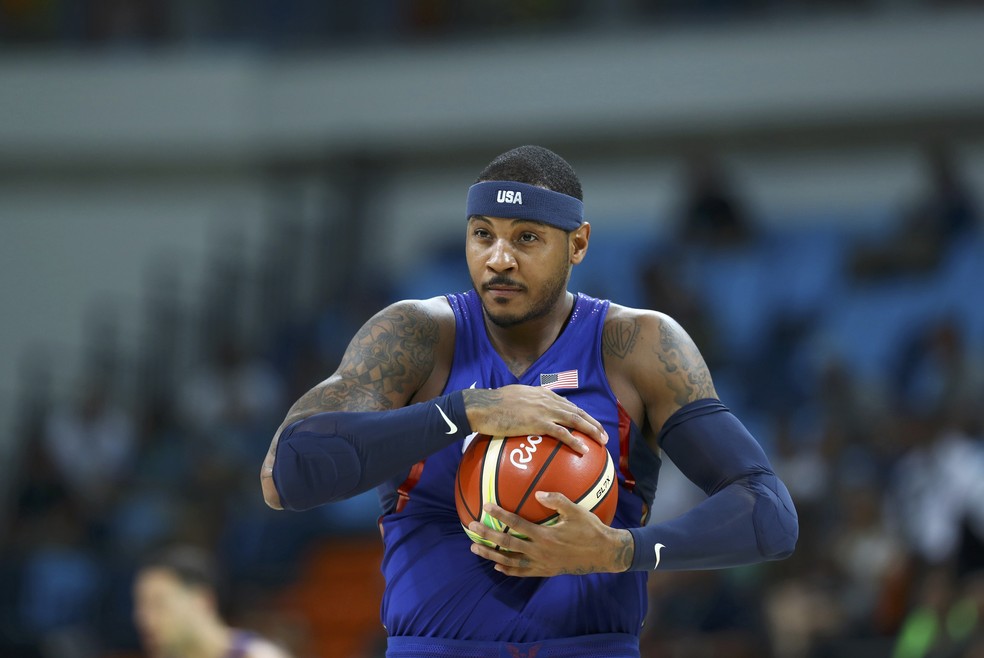 Carmelo Anthony - Estados Unidos - China — Foto: REUTERS/Lucy Nicholson