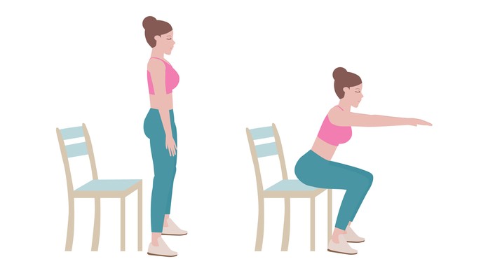 Como Fazer o Exercício de Sentar e Levantar: 7 Passos