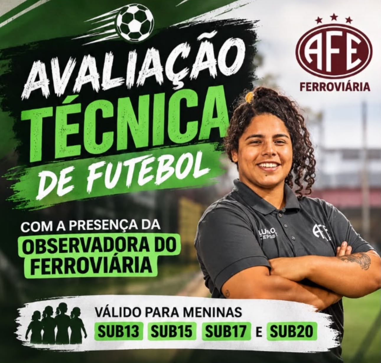 Observadora da Ferroviária seleciona quatro jovens em avaliações técnicas no Acre