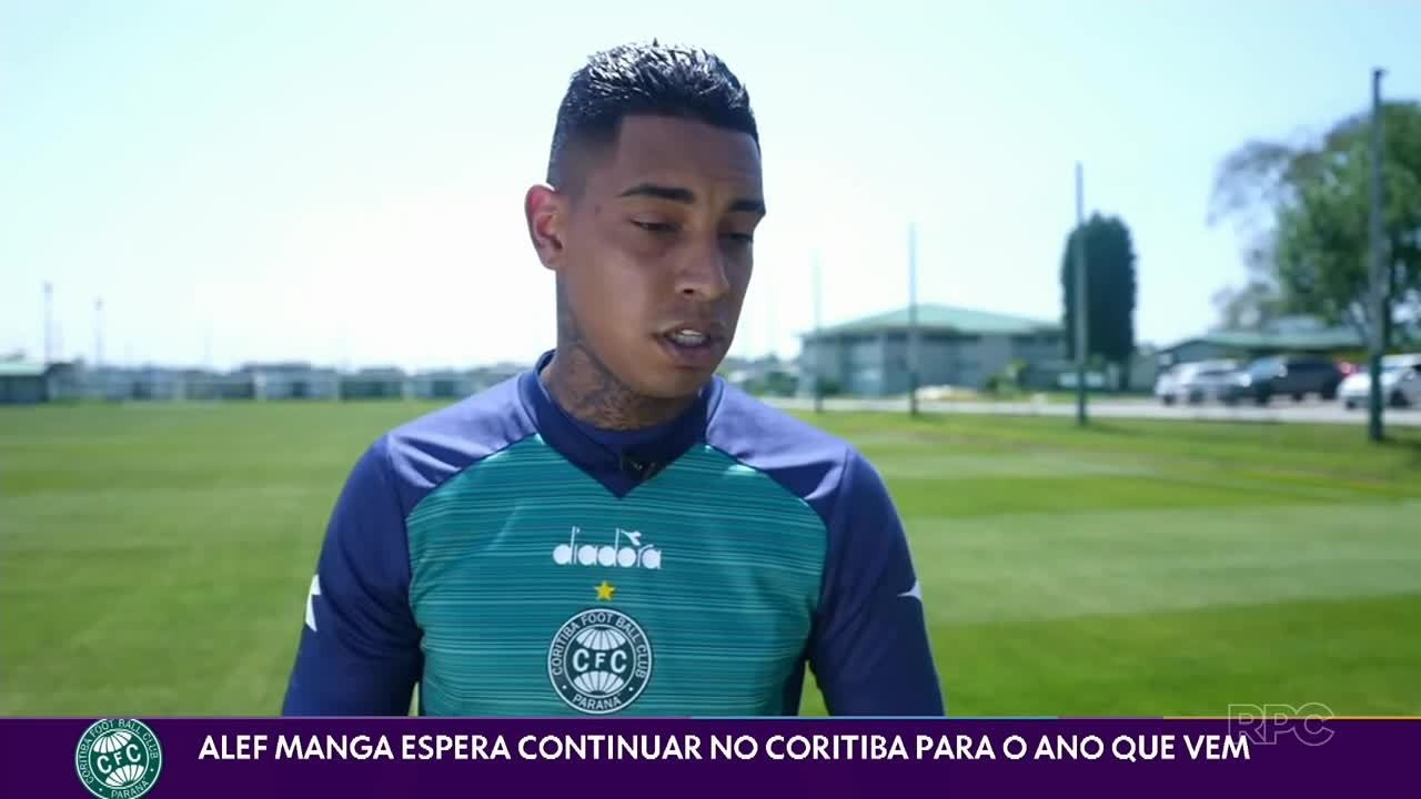 Alef Manga espera continuar no Coritiba no ano que vem