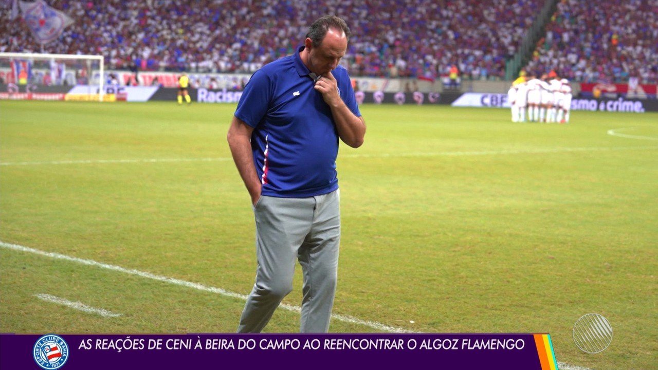 As reaçõesa partir de quanto pode sacar no sportingbetCeni à beira do campo ao reencontrar o algoz Flamengo