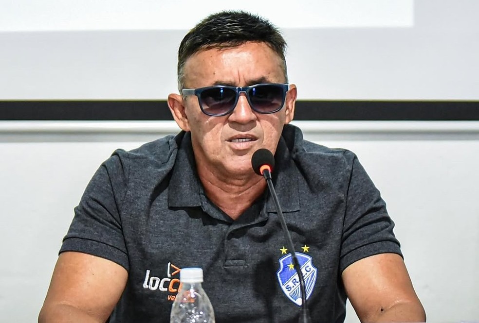 Sérgio Caranguejo, presidente do São Raimundo-RR — Foto: Hélio Garcias/@bv_esportes