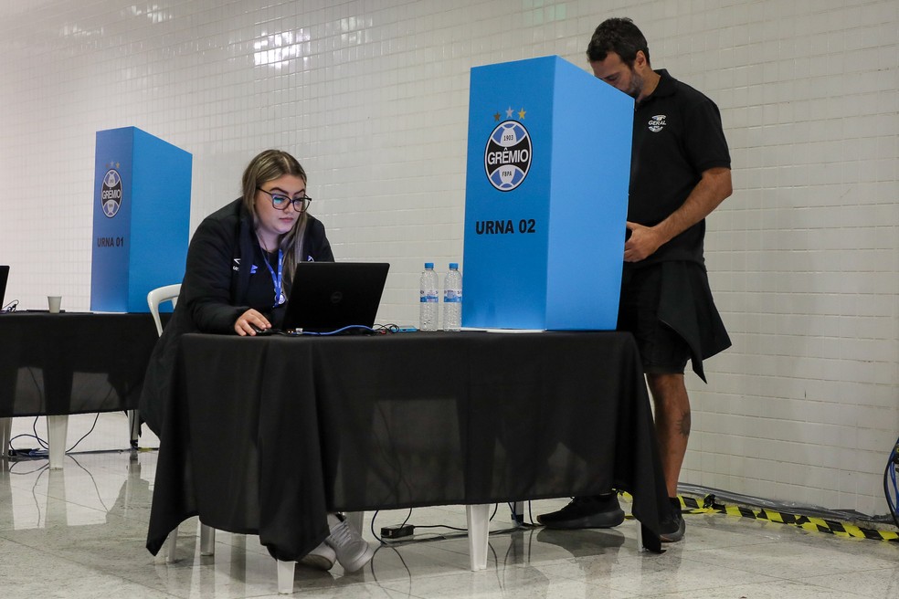 Sócios do Grêmio elegeram novo presidente neste sábado — Foto: Angelo Pieretti/Divulgação Grêmio