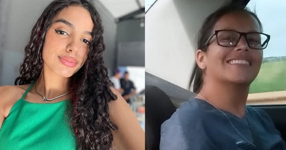 Kamilly e Marcela foram vítimas fatais de acidente. — Foto: Foto: Reprodução/RedesSociais