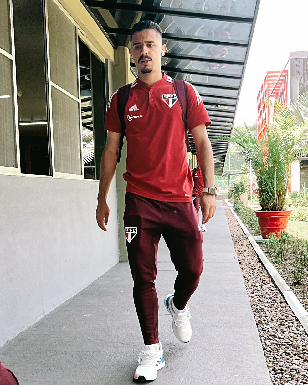 André Anderson voltou a notificar o São Paulo, mesmo após ser comunicado do fim do compromisso — Foto: Divulgação/São Paulo