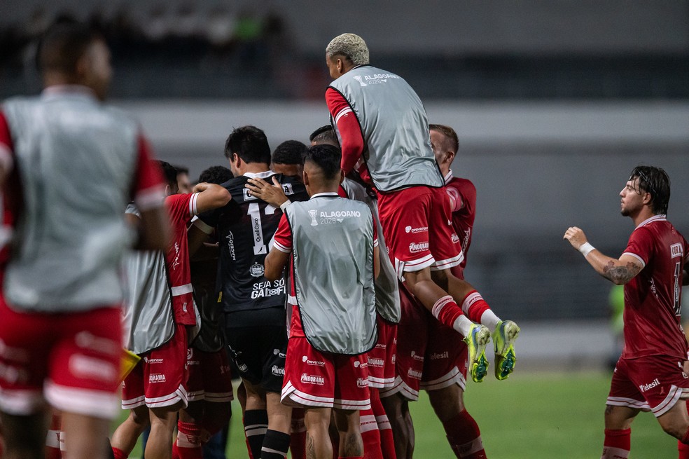 CRB derrotou o Murici de virada — Foto: Francisco Cedrim/Ascom CRB
