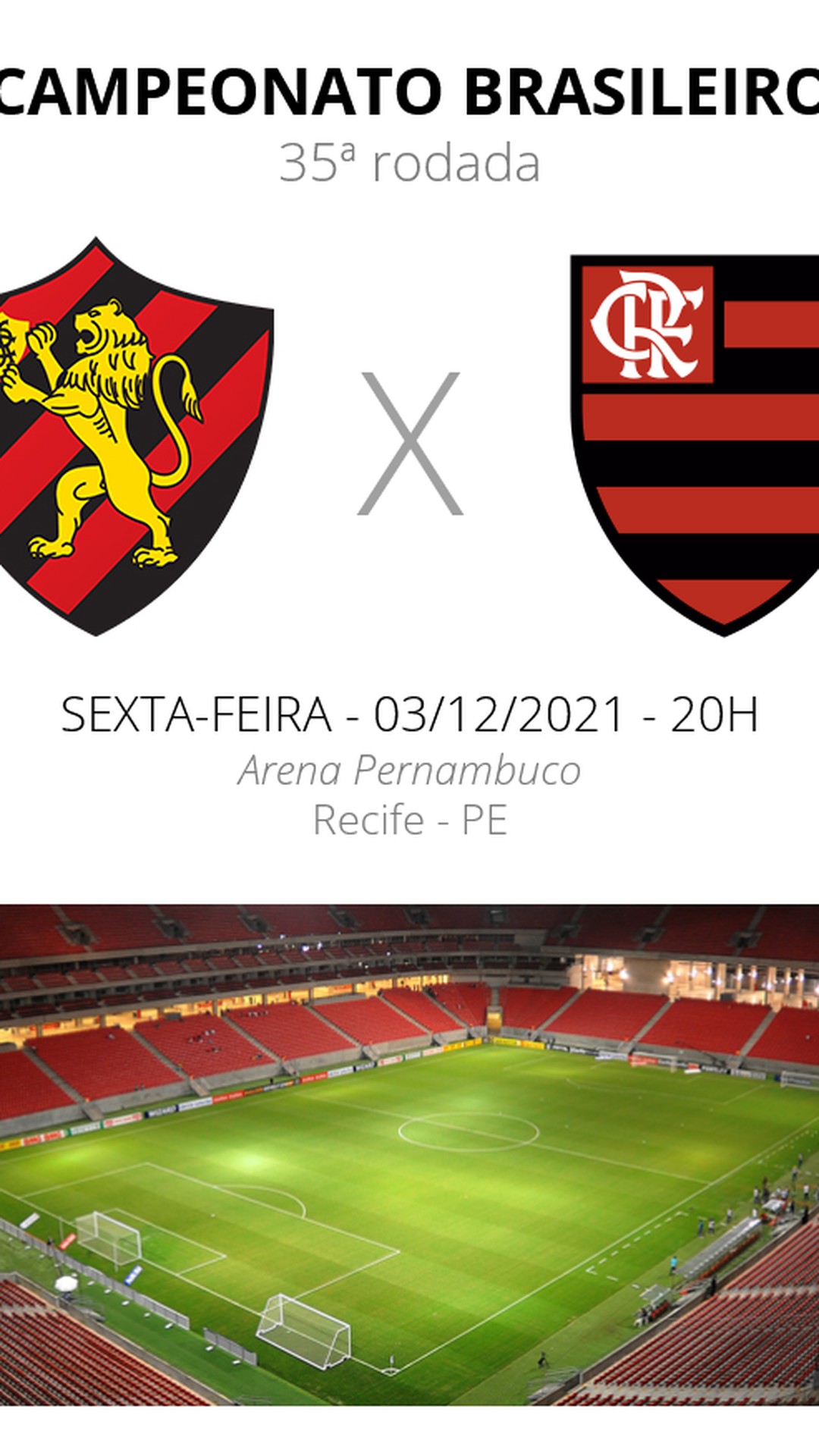 Sport x Flamengo: veja onde assistir, escalações, desfalques e