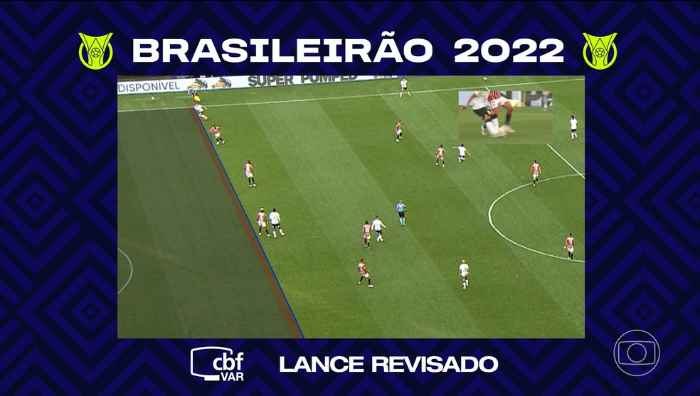 Capita vê pênalti para o São Paulo em bola no braço. Assista por