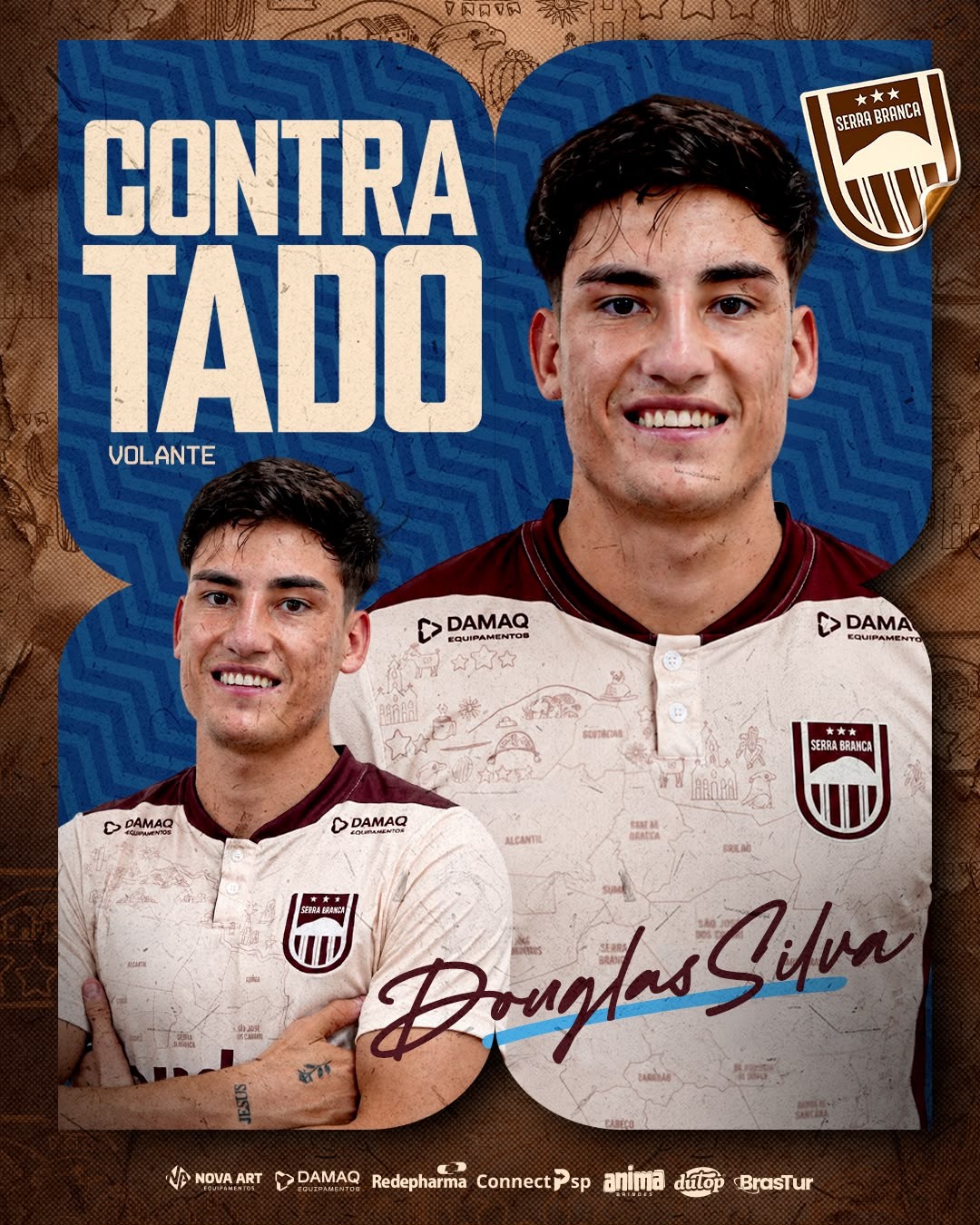 Serra Branca acerta com o volante Douglas Silva, campeão da Copa do Brasil Sub-20 pelo Coritiba