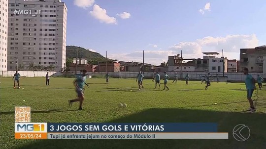 Tupi quer acabar com seca de gols e vitórias no Módulo 2 - Programa: ge Zona da Mata e Centro-oeste 