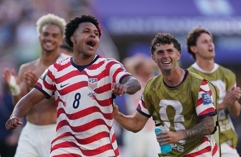 McKennie e Pulisic, pilares dos Estados Unidos