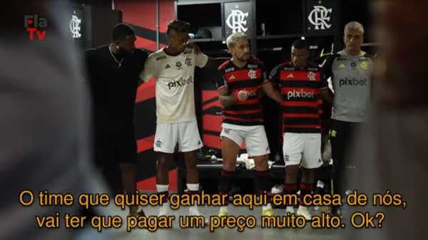 Arrascaeta motiva elenco do Flamengo rumo à vitória no clássico carioca.